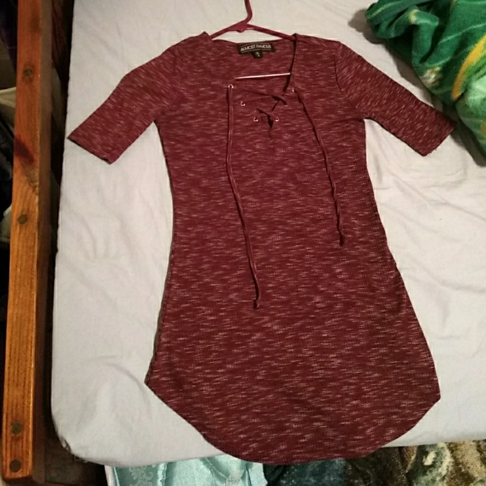 Cute Short Sleeved Lace Up Shirt!